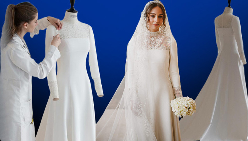 Damada yeni adını kayınvalidesi vermişti: O gelinlik böyle hazırlanmış