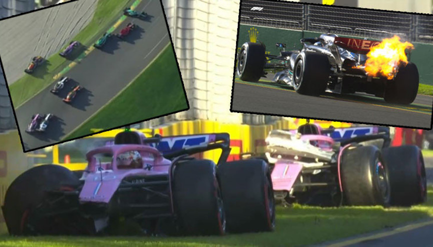 Formula 1de kaos dolu yarış Avustralya GPsinde ortalık karıştı...