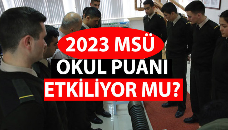 MSÜ OBP (okul) puanı ekleniyor mu 2023 Ortaöğretim Başarı Puanı nedir, MSÜ ham puanla mı alıyor