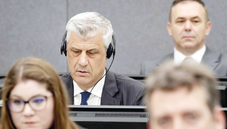 Eski Kosova lideri Taçi hâkim karşısında