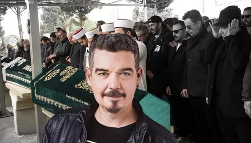 Gazeteci Tolga Akyıldız, İstanbulda son yolculuğuna uğurlandı