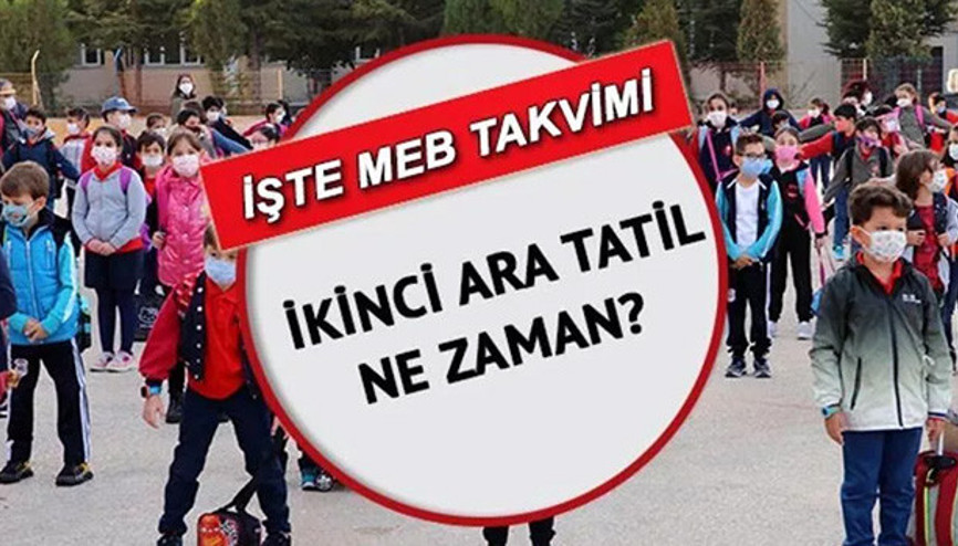 Okullarda nisan ara tatili ne zaman 2. Dönem ara tatil kaç gün, hangi tarihlerde olacak MEB tatil takvimi ile okulların kapanış tarihi