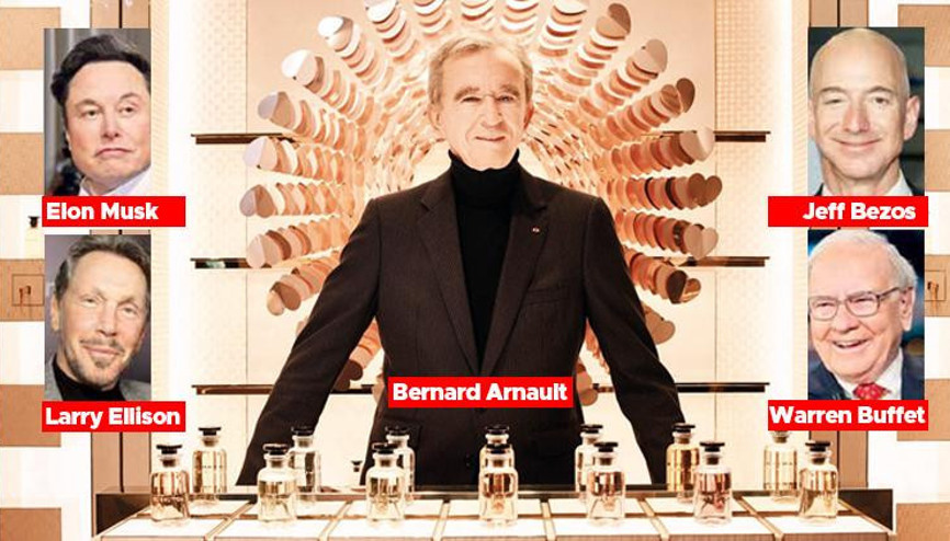 Lüksün patronu Bernard Arnault dünyanın en zengini