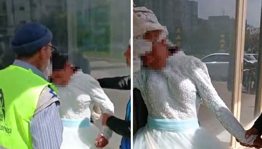 Gelinlik giyen erkek çocuğuna ait videoya inceleme