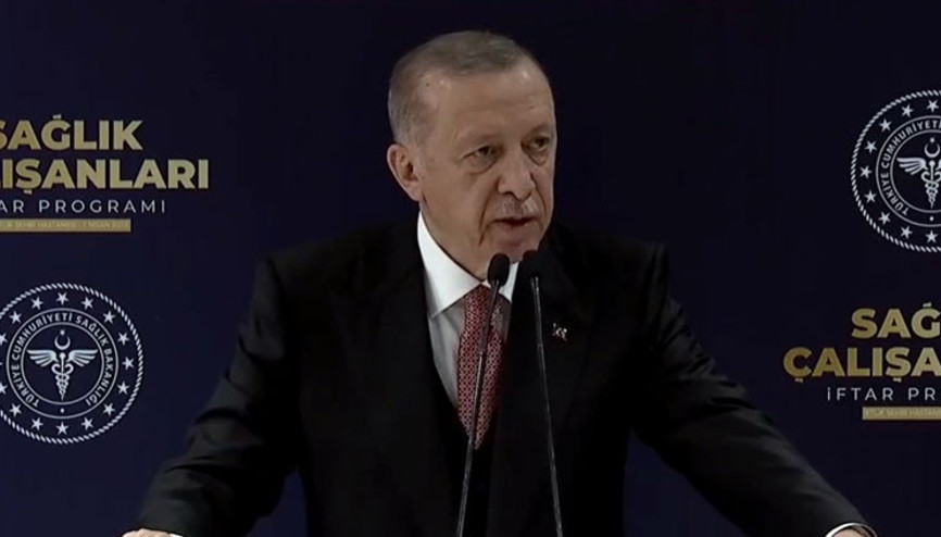 Cumhurbaşkanı Erdoğan, sağlık çalışanlarıyla iftar programında açıklamalarda bulundu