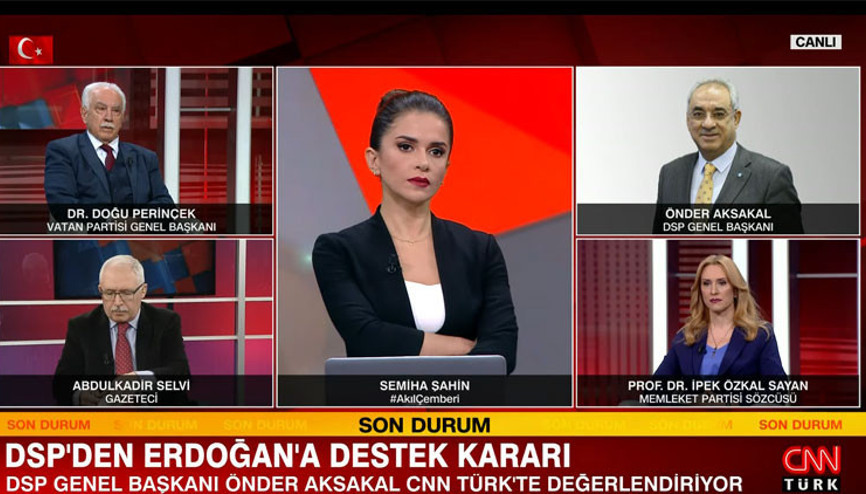 Son dakika: DSP Genel Başkanı Aksakal CNN Türkte: CHP, DSPyi her fırsatta siyasette görmek istememiştir