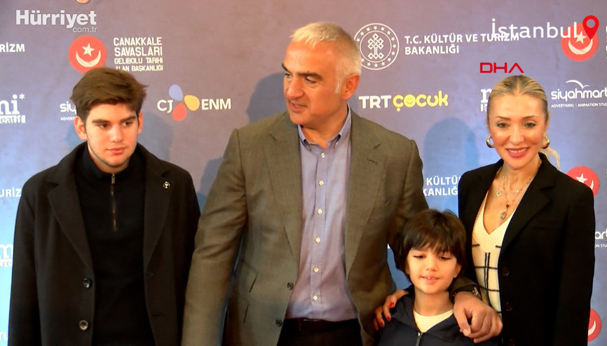 Kültür ve Turizm Bakanı Ersoy, Mannu Çanakkalede animasyon filminin galasına katıldı