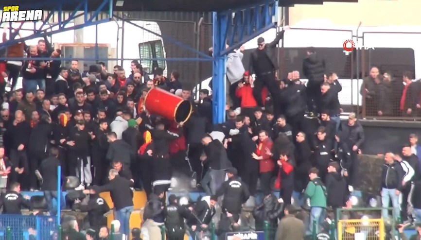 Amatör lig maçında ortalık karıştı: Polis kovaladı, onlar kaçtı