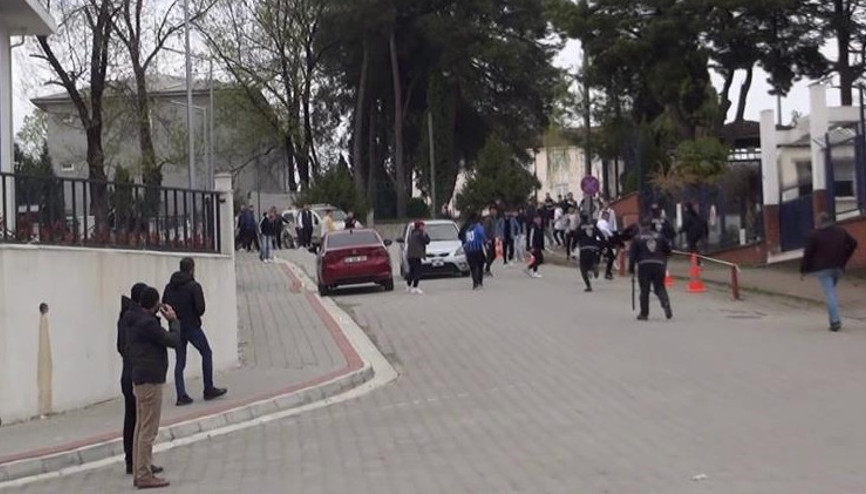 Amatör lig maçında ortalık karıştı: Polis kovaladı, onlar kaçtı