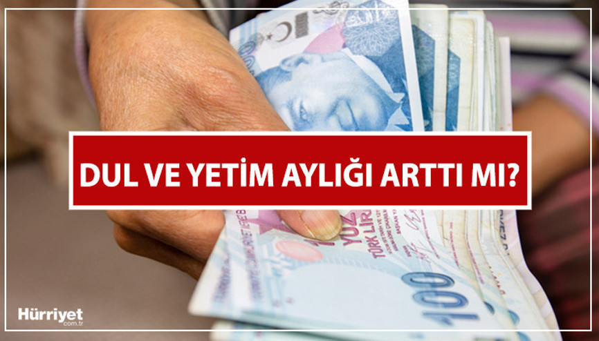 Dul ve yetim aylığı ne kadar oldu, zamlandı mı 2023  En düşük emekli zammının ardından arttı mı