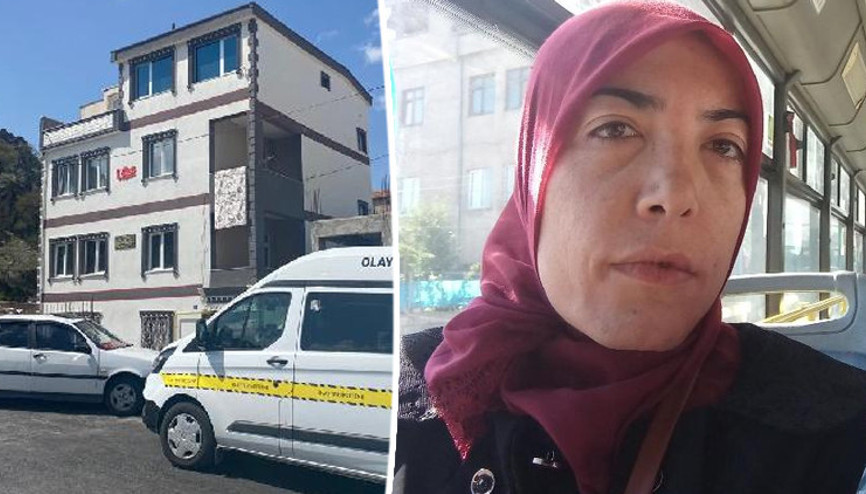 Evinde ölü bulunan 2 çocuk annesi, son yolculuğuna uğurlandı