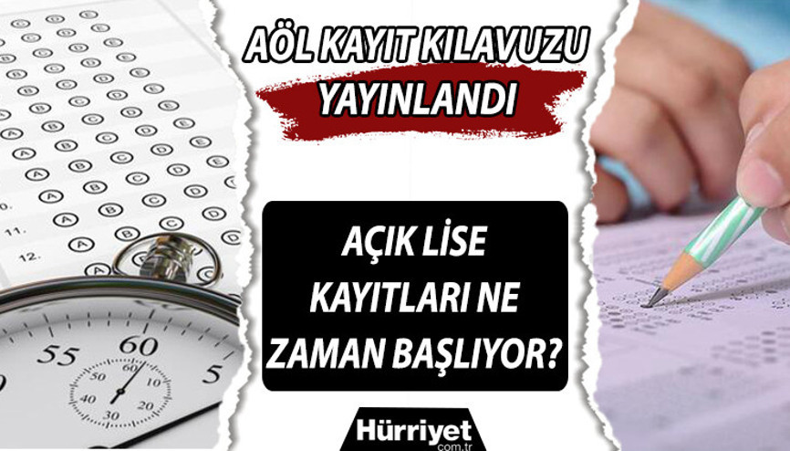 AÖL yeni kayıt kılavuzu 2023 | Açık Öğretim Lisesi (AÖL) 3. Dönem kayıtları ne zaman bitecek, nasıl yapılır AÖL kayıt ve kayıt yenileme tarih duyurusu 2023