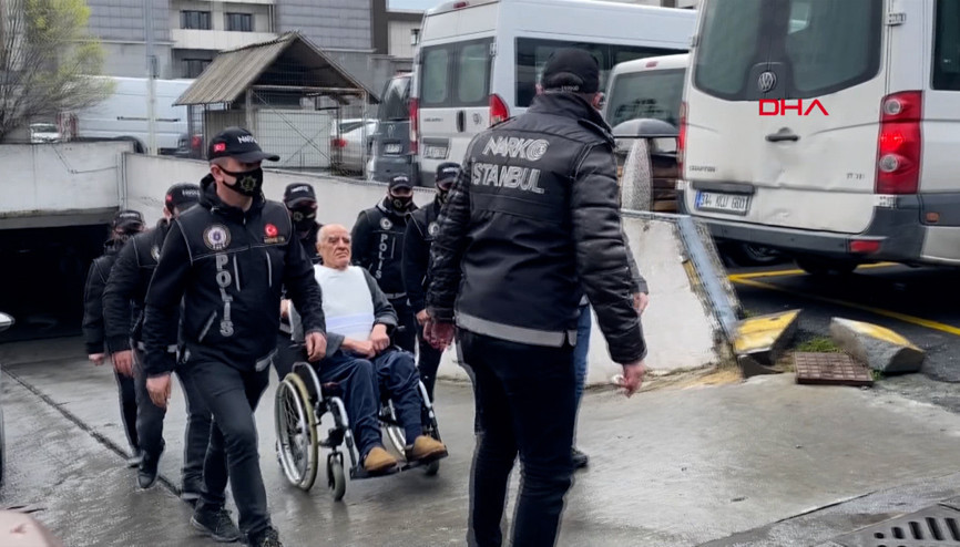 Suç örgütü lideri Ürfi Çetinkaya adliyeye sevk edildi