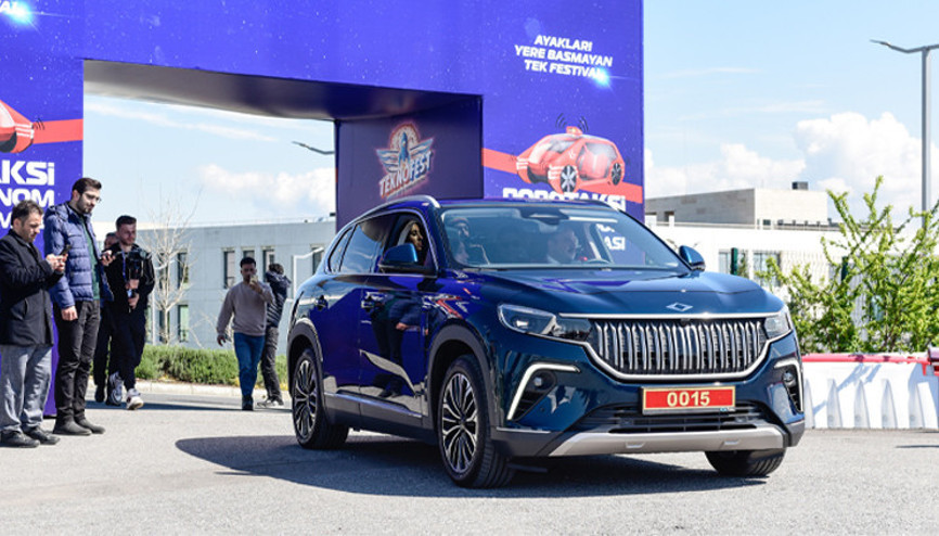 Robotaksi yarışmasında Togg sürprizi