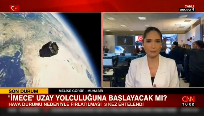 İMECE’nin uzaya fırlatılması için geri sayım başladı İMECE’nin uzaya fırlatılması için geri sayım başladı