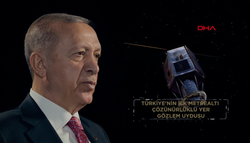 Cumhurbaşkanı Erdoğandan, İMECE uydusunun uzaya fırlatılmasına ilişkin videomesaj