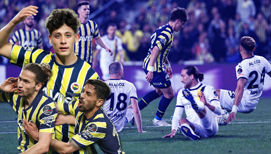 Fenerbahçe - Ankaragücü maçında Crespodan kalp masajı Arda Güler damga vurdu, Sergen Yalçın ve Arda Turanı hatırlattı...