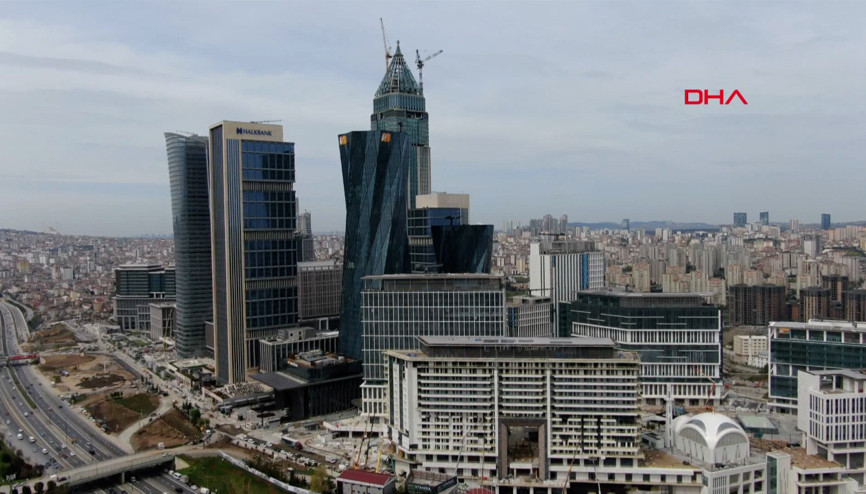 17 Nisanda açılacak olan İstanbul Finans Merkezi havadan görüntülendi