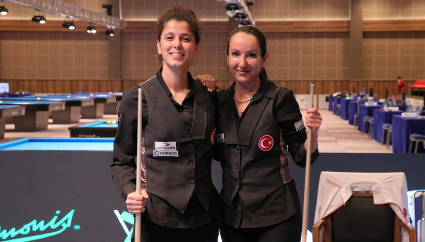 Kadın Bilardo Milli Takımı, Avrupa ikincisi oldu