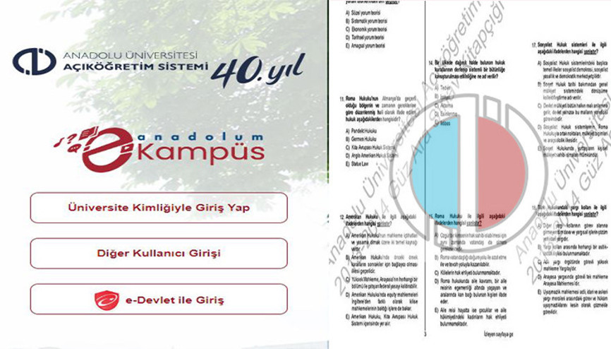 AÖF sınav sonuçları ne zaman açıklanacak AÖF cevap anahtarı açıklandı mı AÖF soruları ve cevapları anadolu.edu.tr görüntüleme ekranı