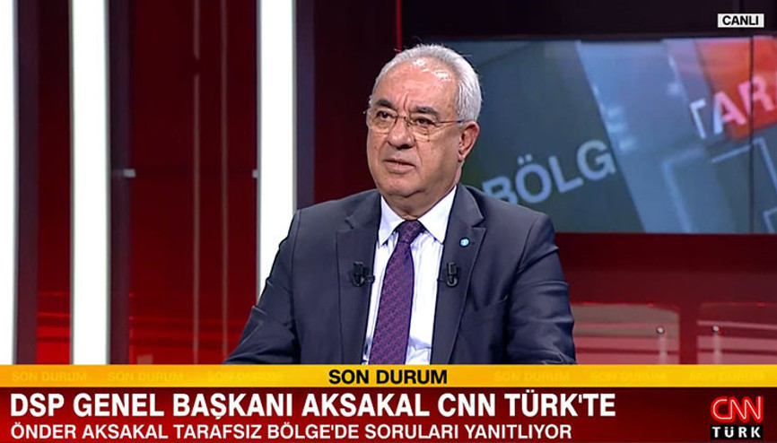 DSP Genel Başkanı Aksakal: CHPnin DSPyi aşağılayan bakışı var