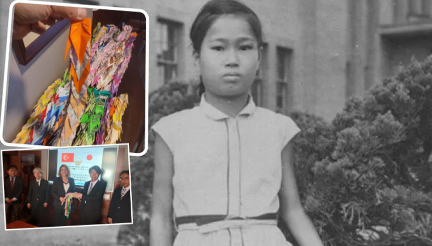 Hiroşimada’da ölen kızın turnaları Kahramanmaraş’ta