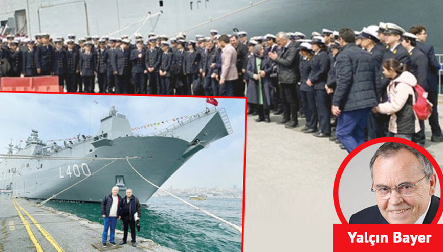 Sarayburnu’nda denizcilerin gururu ziyaretçi akınına uğruyor: TCG Anadolu’da 3 saat