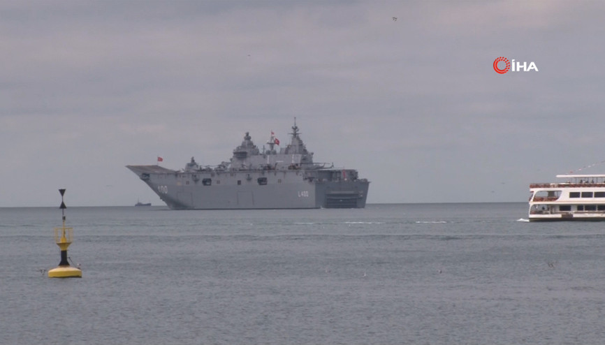 TCG Anadolu demir aldı