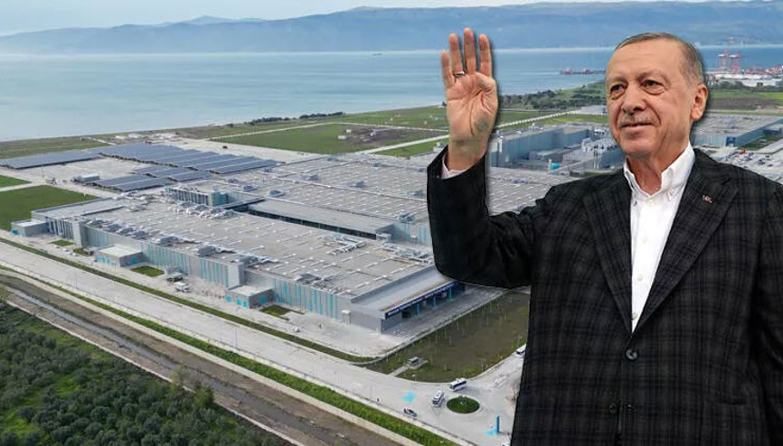 Togg alımında kredi müjdesi... Cumhurbaşkanı Erdoğan, batarya fabrikasının temel atma töreninde konuştu
