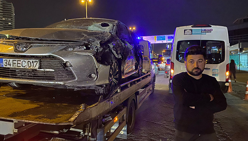 Zincirlikuyu’da makas atan sürücü zincirleme kazaya neden oldu: 8 yaralı