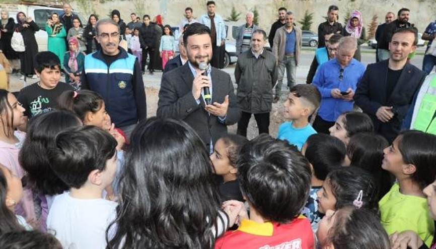 Başkan Öztekin afet bölgesini ziyaret etti