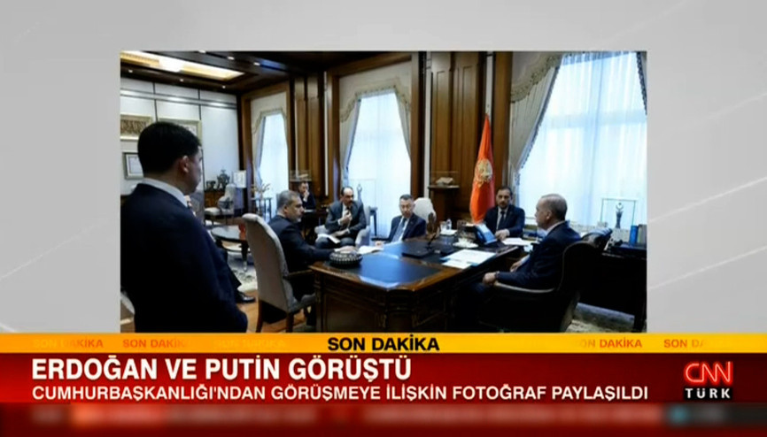 Cumhurbaşkanı Erdoğan, Putin ile görüştü