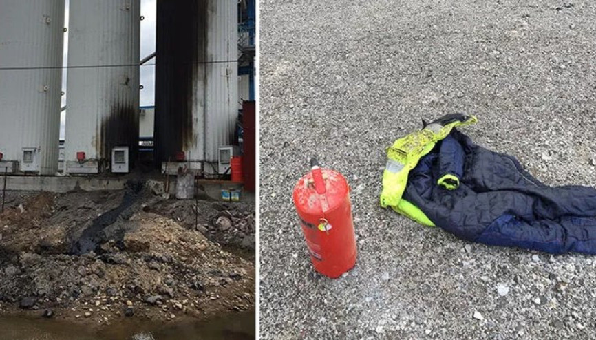 Ardahan’da zift tankı patladı