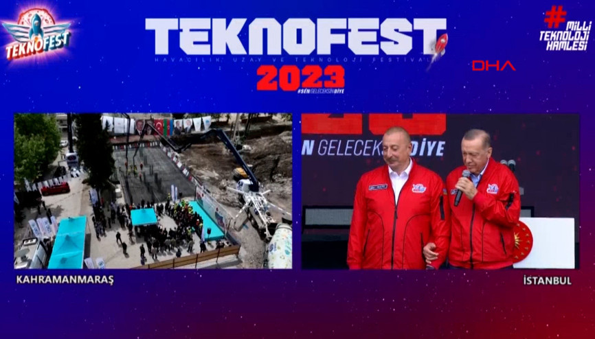 Kahramanmaraş’ta temel atma töreni: Cumhurbaşkanı Erdoğan ve Aliyev canlı yayında katıldı