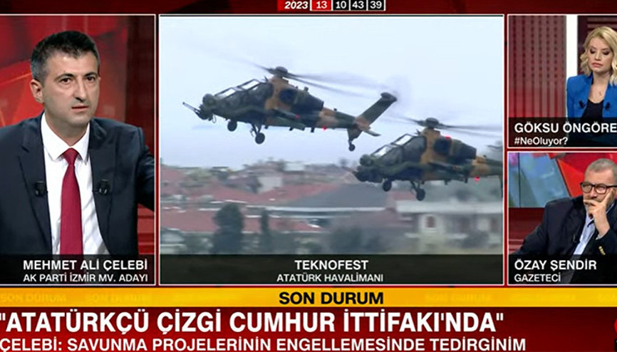 AK Parti İzmir Milletvekili Adayı Çelebi CNN Türkte konuştu... Atatürkçü çizgi Cumhur İttifakındadır