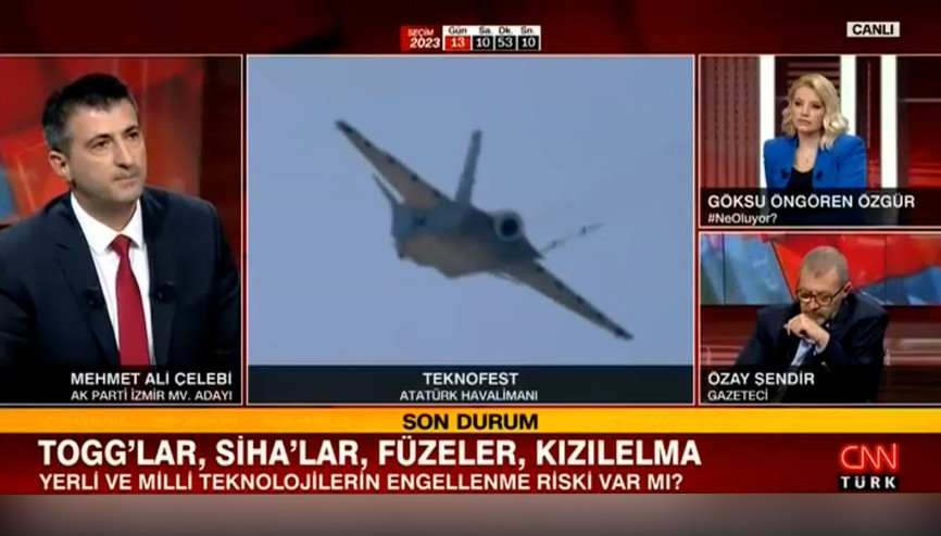 AK Parti İzmir Milletvekili Adayı Çelebi CNN Türkte konuştu...