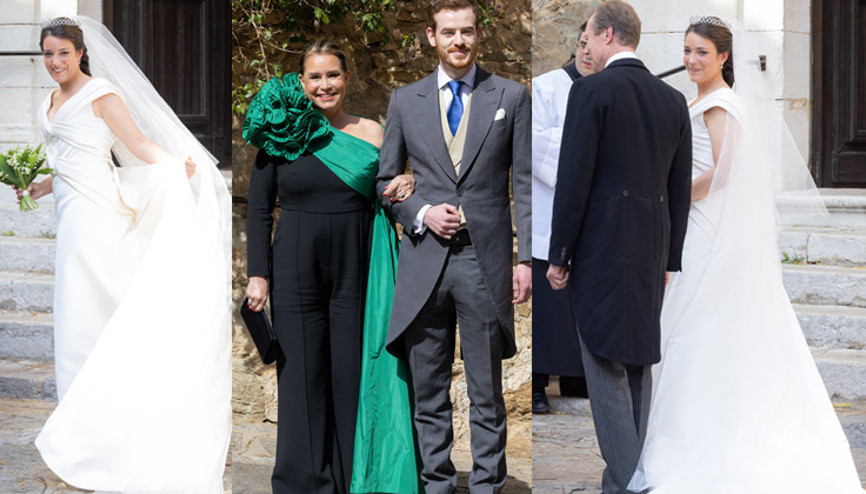 Düğüne, gelinin annesi damga vurdu: O omuzundaki lahana mı