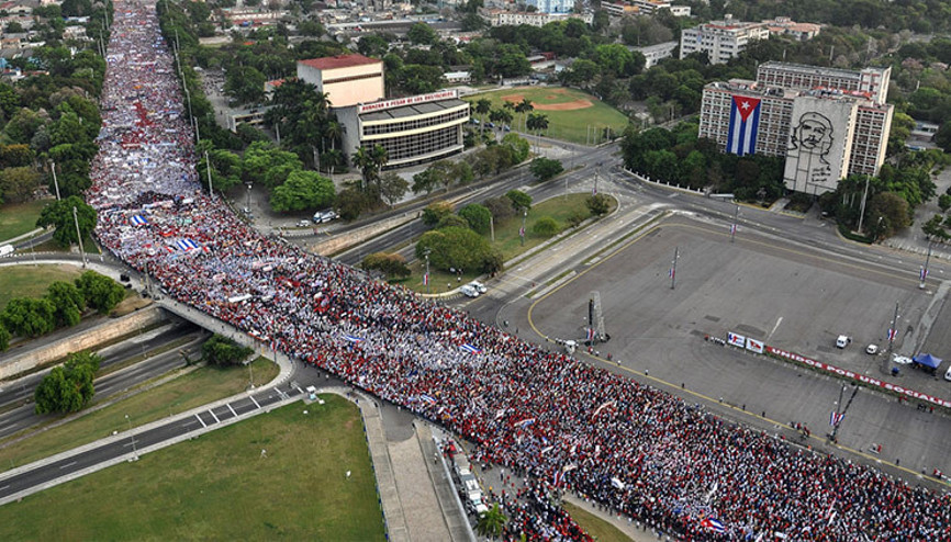 Havanada 1 Mayıs kutlamaları akaryakıt krizi nedeniyle iptal edildi