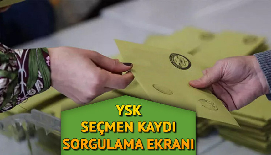 Seçmen kağıtları ne zaman dağıtılacak, oy sandıkları belli oldu mu Nerede hangi sandıkta oy kullanacağım ||  e-Devlet ekranı ile YSK seçmen kaydı sorgulama işlemi