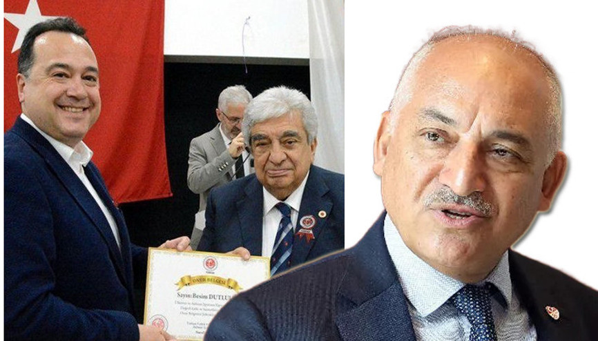 TÜRFAD İnsanlar Yaşarken anılmalıdır ödül töreninde TFF Başkanı Büyükekşi ödüle layık görüldü