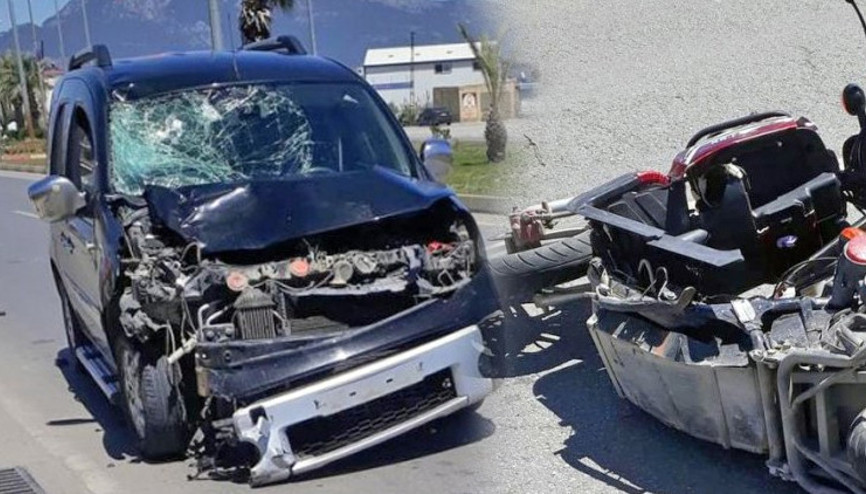 Ticari araçla elektrikli bisiklet çarpıştı: 2 ölü