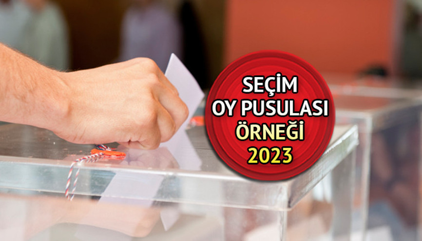 Seçim oy pusulası son hali belli oldu 14 Mayıs Oy pusulası örneği 2023