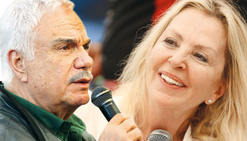 Halil Ergün ve Hale Soygazi den efeler buluşması