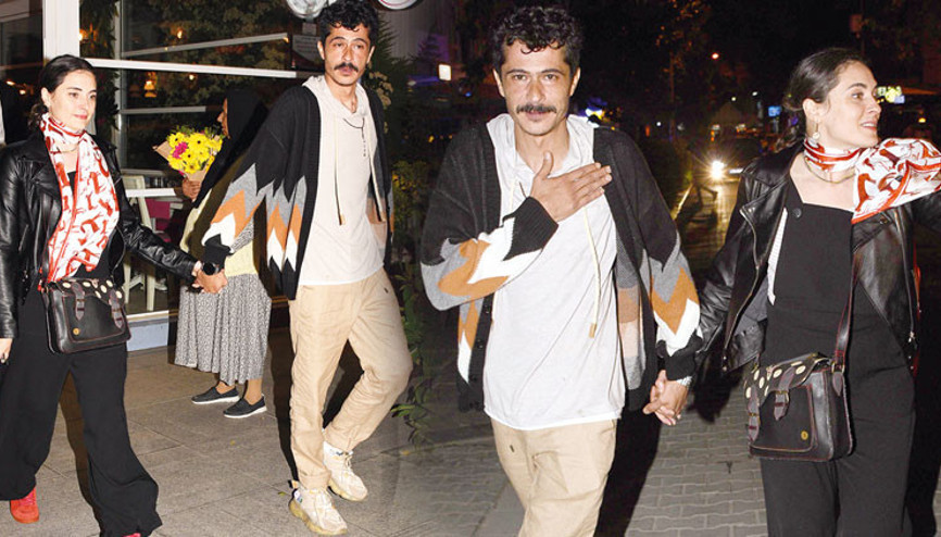 Aslıhan Gürbüz ve İsmail Hacıoğlu el ele