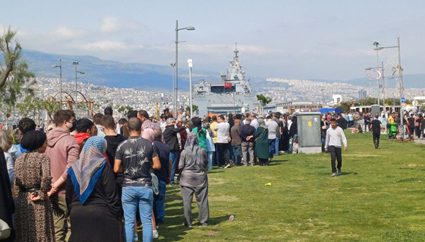 TCG Anadoluya 3üncü günde de yoğun ilgi