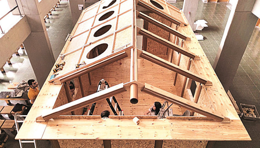 ODTÜ’den Japonlarla deprem bölgesinin acil ihtiyacı için işbirliği... Depremzedeye kağıt masura ev