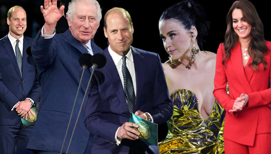 Taç giyme töreni kutlamaları sürüyor... Onları hiç böyle görmediniz: Kraliyet ailesi konserde coştu Gecenin yıldızı William ve Kate oldu