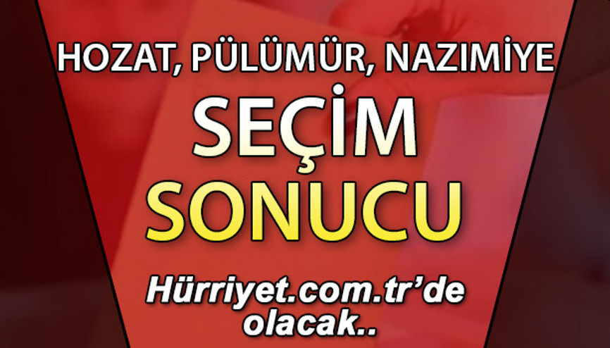 Hozat, Pülümür, Nazımiye Seçim Sonuçları 2023 hurriyet.com.trde olacak... İşte Tunceli Hozat, Pülümür, Nazımiye oy oranları, nüfus bilgileri