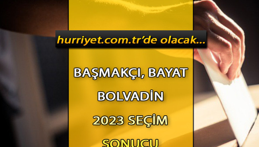 Afyonkarahisar Başmakçı, Bayat, Bolvadin Seçim Sonuçları 2023 hürriyet.com.trde olacak... İşte Başmakçı, Bayat, Bolvadin oy oranları ve toplam seçmen sayısı Afyonkarahisar Başmakçı, Bayat, Bolvadin Seçim Sonuçları 2023 hürriyet.com.trde olacak... İşte Başmakçı, Bayat, Bolvadin oy oranları ve toplam seçmen sayısı