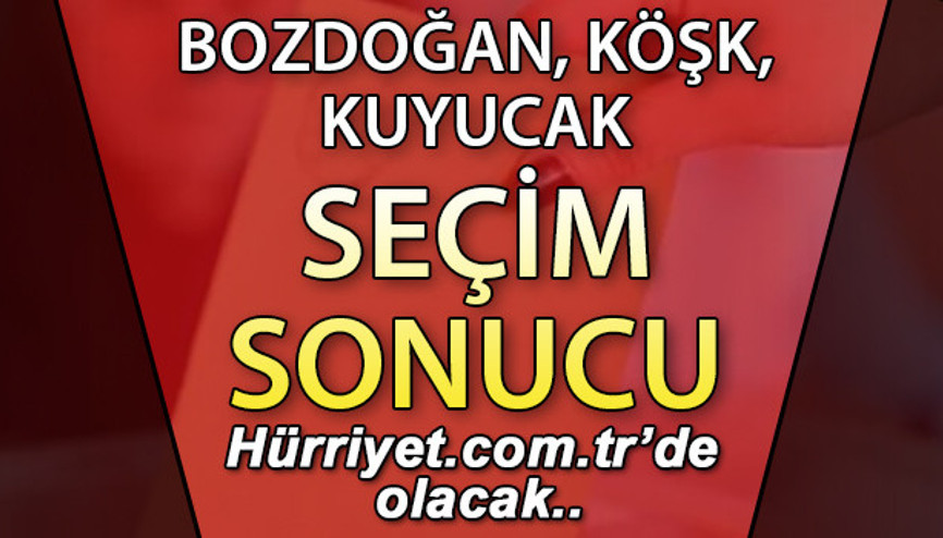 Bozdoğan, Köşk, Kuyucak Seçim Sonuçları 2023 hurriyet.com.trde olacak... İşte Aydın Bozdoğan, Köşk, Kuyucak oy oranları, nüfus bilgileri